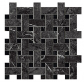 Плитка Atlas Concorde Marvel Grigio Intenso Basket Weave Matt AOVK Мозаика 305Х305