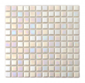 Плитка Мозаика АкваМо White Pl25301 (Моноколор+Перламутр) 31,7х31,7