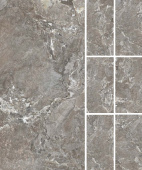 Плитка Casa Dolce Onyx&More Silver Porphyry Str Ret Matt 765473 600Х1200