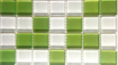 Плитка GLANCE LIGHT GREEN (6ММ) МОЗАИКА