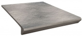 Плитка SOLAR GREY KAPINOS STRAIGHT STRUCTURE СТУПЕНЬ