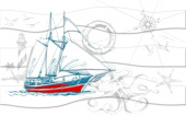 Плитка OCEAN М40331 ДЕКОР
