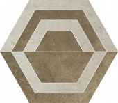 Плитка SCRATCH BEIGE HEKSAGON C ДЕКОР