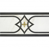 Плитка EVOLUTIONMARBLE MK25 FASCIA LUX ДЕКОР