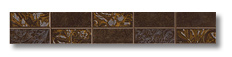 Плитка DUNE VOLUTA MARRON 2 ФРИЗ