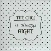 Плитка LOVE COOK CHEF ДЕКОР