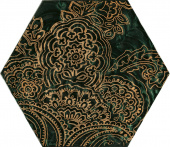 Плитка Paradyz Urban Colours Green Inserto Glass Heksagon B 171х198