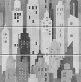 Плитка CITY 1 DEKOR (ИЗ 3-Х ШТ) ПАННО