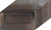 Плитка Aparici Bricket 3D Titanium Декор 150Х252