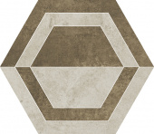 Плитка SCRATCH BEIGE HEKSAGON B ДЕКОР