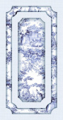 Плитка CAMPAGNE AZUL BOISERIE СТЕНА