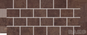 Плитка Lasselsberger Rako Golem Brown 7,5X5 DDPPP651 Декор 72Х48Х10