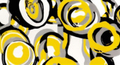 Плитка COLOUR HOOP YELLOW ДЕКОР