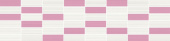 Плитка TENSA WHITE-PINK MOSAIC ДЕКОР
