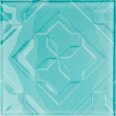 Плитка CUBAN CUBE LIGHT BLUE ДЕКОР