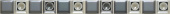 Плитка LUXE LISTON MOSAICO BLACK ФРИЗ