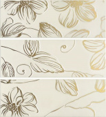 Domino Ceramica Decor Anya Gold Cream EAY74 Декор
