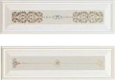 Плитка BOISERIE MRV026 RILIEVO V ARGENTO ФРИЗ