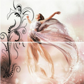 Плитка SELENA MAGIC GIRL 1919 ПАННО ИЗ 2 ШТ