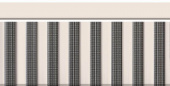 Плитка Atlantic Tiles Zocalo Coco Nero Фриз