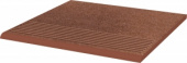 Плитка TAURUS BROWN STOPNICA RYFLOWANA PROSTA STRUKTURALNA