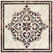 Плитка Golden Tile Vulcano Бежевый Д1142 Фриз 93х93