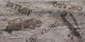 Плитка Golden Tile Vesta Detroit Коричневый Ректификат У3798 Декор 300х600