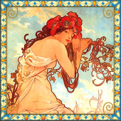Плитка ENGLISH STYLE FRAME SUMMER ДЕКОР