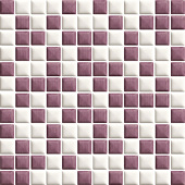 Плитка UNIVERSO BIANCO/ROSA PRASOWANA MIX (MONOPOROZA) МОЗАИКА