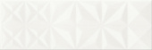 Плитка Opoczno White Glossy Squares Structure Стена