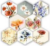 Плитка MURANO DECOR FIORE 002 СТЕНА/ПОЛ