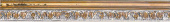 Плитка CANOVA MOLDURA VERONA GOLD NATURAL ФРИЗ