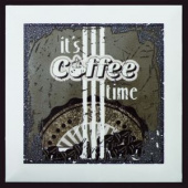 Плитка COFFEE TIME BROWN C ДЕКОР