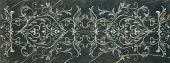 Плитка 1320 NEGRO DECOR ORNAMENTAL Р208 ДЕКОР