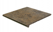 Плитка Exagres Metalica Peldano Fior. Purple Ступень 330X330
