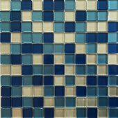 Плитка GLANCE BLUE MIX (6 ММ) МОЗАИКА