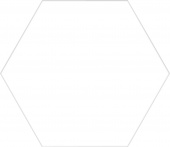 Плитка Codicer 95 Basic White Hex 25 Стена (Пол)