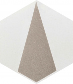 Плитка Paradyz Esagon Concrete Silver Inserto A Декор