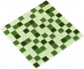 Плитка Мозаика Стеклянная Kotto Keramika GM 4029 C3 green d/green m/green w