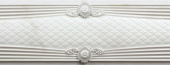 Плитка LISTELO BOBOLI FLOW WHITE ФРИЗ