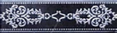 Плитка CRYSTAL BLACK GLOSSY BORDER ФРИЗ