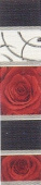Плитка FIORI RED PLATIN ФРИЗ