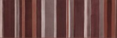 Плитка Flaviker Over Decoro Stripes Scarlet-Plum Ovdi552 Декор