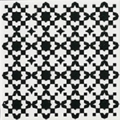 Плитка BLACK ON WHITE WONDER LUX 3 WW71L3 ДЕКОР
