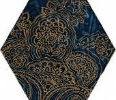 Плитка Paradyz Urban Colours Blue Inserto Glass Heksagon B 171х198