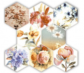 Плитка VICTORIA DECOR ACUARELAS 006 СТЕНА/ПОЛ