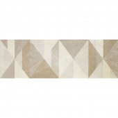 Плитка EVOLUTIONMARBLE RIV DECORO TANGRAM GOLDEN CREAM 32,5X97,7 MM2F