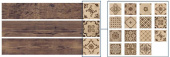 Плитка Elios Ceramica Decoro Maioliche Brown 210Х1205