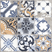Плитка Golden Tile Limestone Ректификат Vintage 2 Микс 23Б56 Декор
