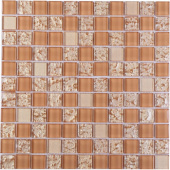 Плитка Мозаика Стеклянная Kotto Keramika GM 8004 C2 Beige Pearl S1 / Beige / Beige Pearl